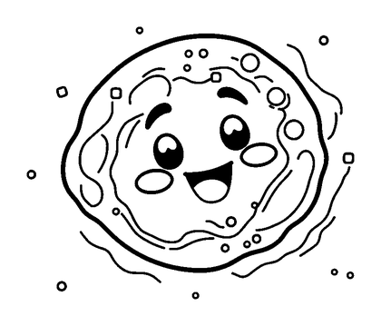 Nebula Colouring Page (Kids, Standard)