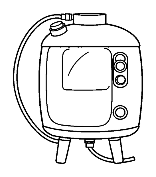 Oxygen Tank colouring page — free printable for kids