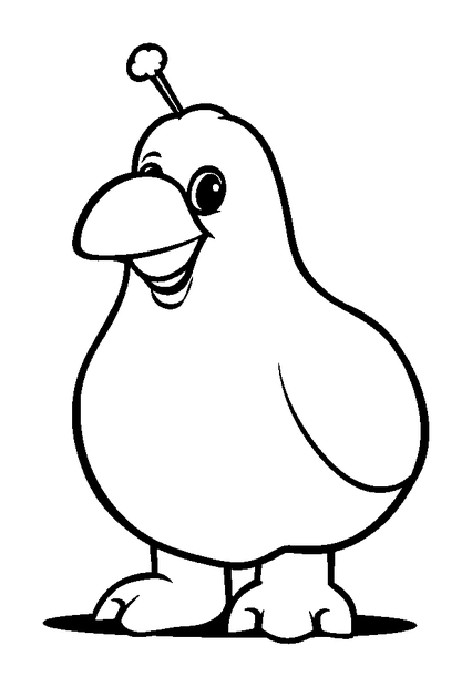 Pluto colouring page — free printable for kids