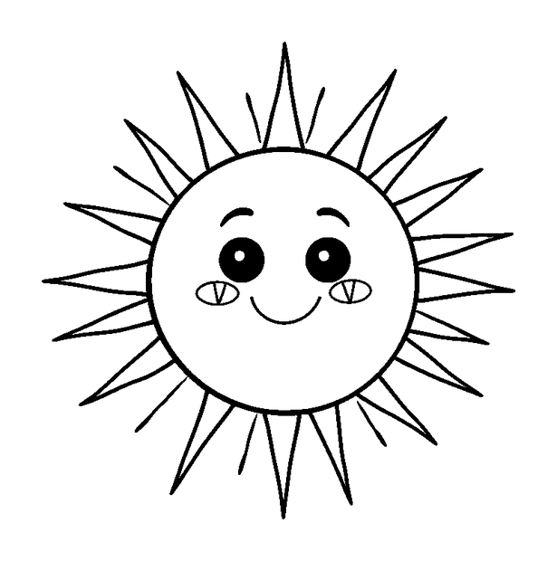 Solar Flare colouring page — free printable for kids