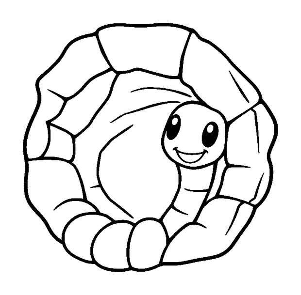 Wormhole colouring page — free printable for kids