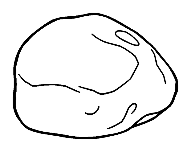 Curling Stone colouring page — free printable for kids