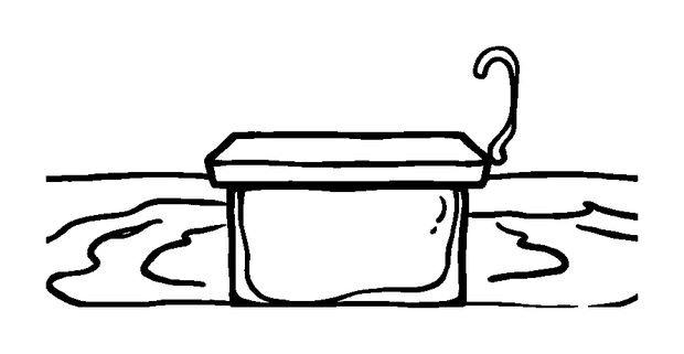 Diving Board colouring page — free printable for kids