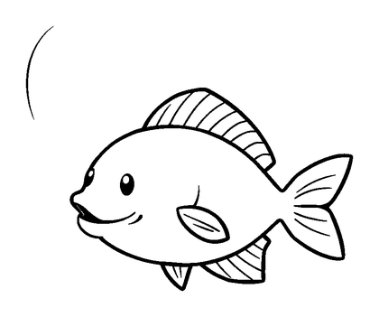 Fishing Colouring Page (Kids, Standard)