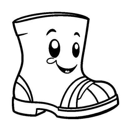 Football Boot Colouring Page (Kids, Standard)