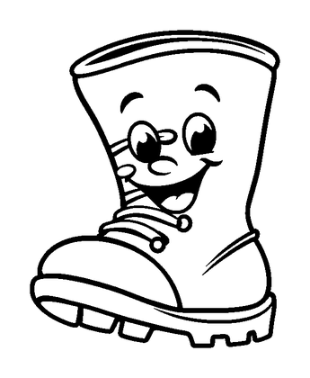 Football Boot Colouring Page (Kids, Standard)