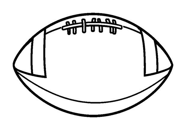 Football colouring page — free printable for kids