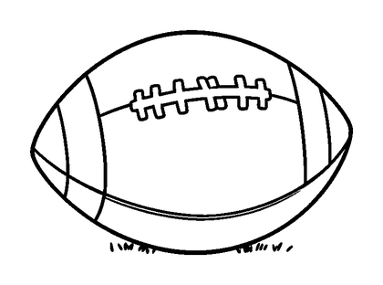 Football Colouring Page (Kids, Standard)
