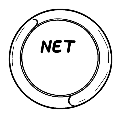 Netball Colouring Page (Kids, Bold & Easy)