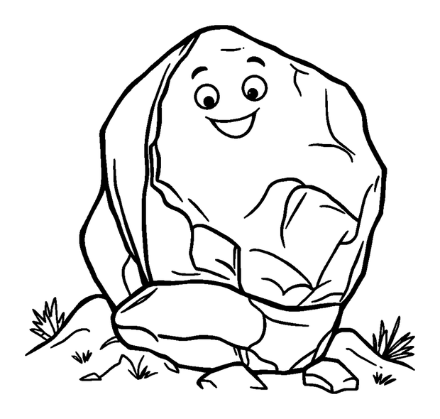 Rock Climbing colouring page — free printable for toddlers