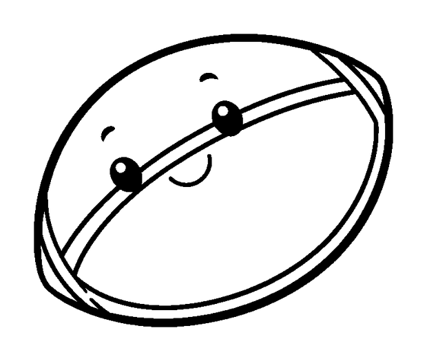 Rugby colouring page — free printable for kids