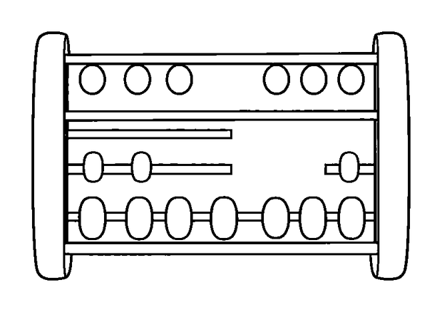Abacus Toy colouring page — free printable for toddlers