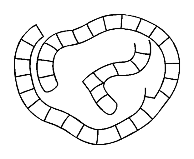 Board Game colouring page — free printable for kids