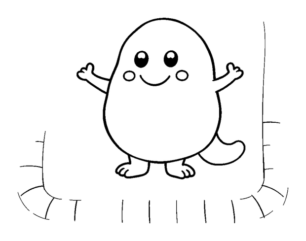 Board Game colouring page — free printable for toddlers