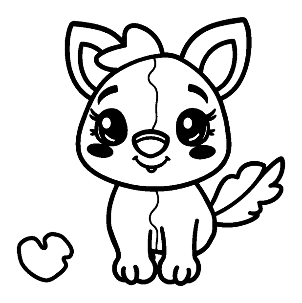 Jigsaw Piece colouring page — free printable for kids