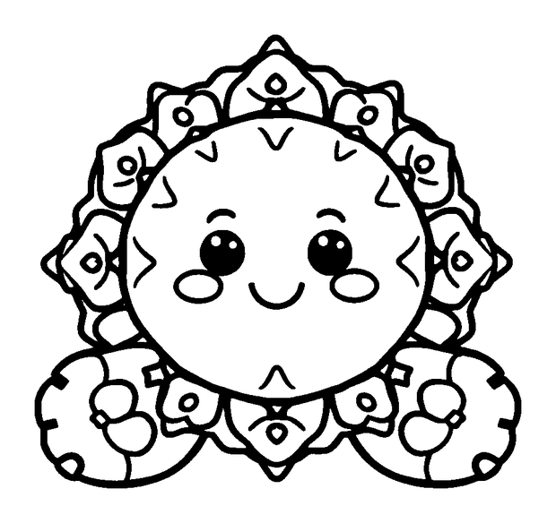 Kaleidoscope Toy colouring page — free printable for toddlers