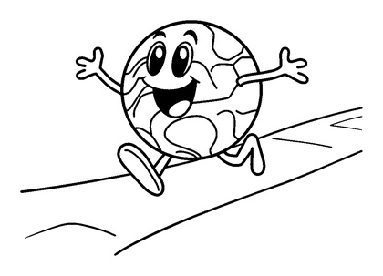 Marble Run Colouring Page (Kids, Bold & Easy)