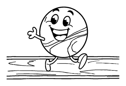 Marble Run Colouring Page (Kids, Standard)