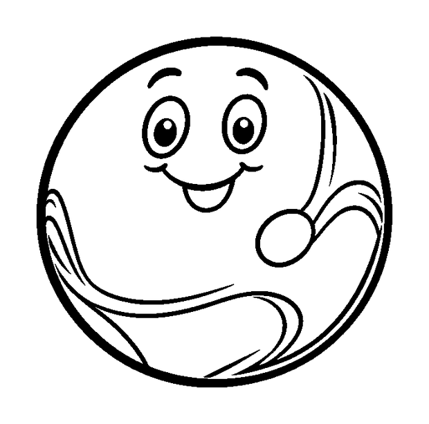 Marbles colouring page — free printable for toddlers