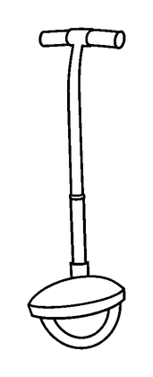Pogo Stick Colouring Page (Kids, Standard)