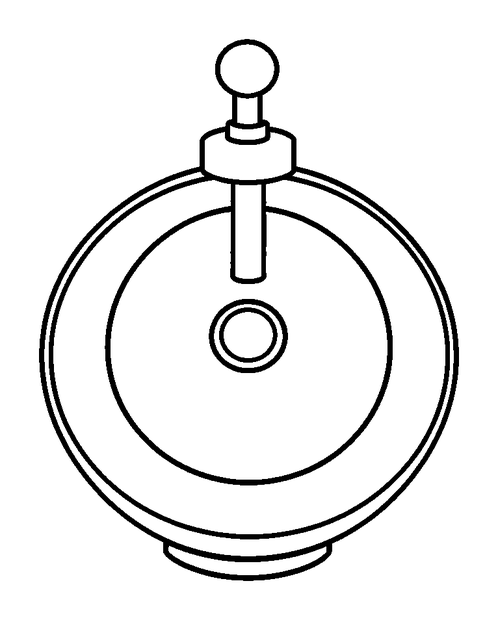 Spinning Gyroscope colouring page — free printable for kids