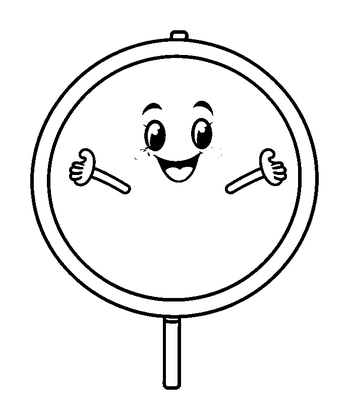 Spinning Hoop Colouring Page (Kids, Standard)