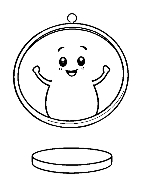 Spinning Hoop colouring page — free printable for toddlers