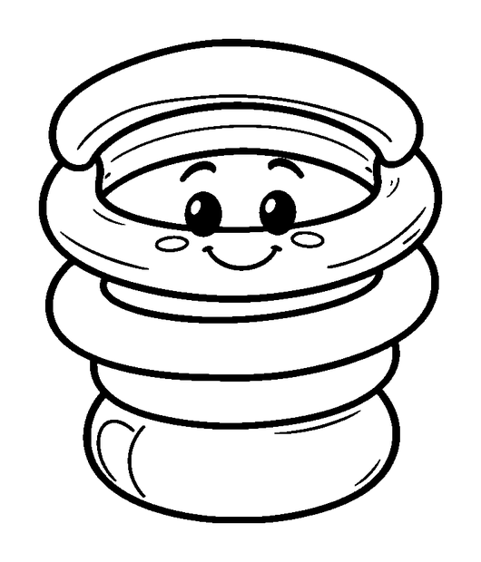 Stacking Rings colouring page — free printable for toddlers