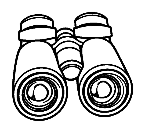 Toy Binoculars Adventure colouring page — free printable for kids
