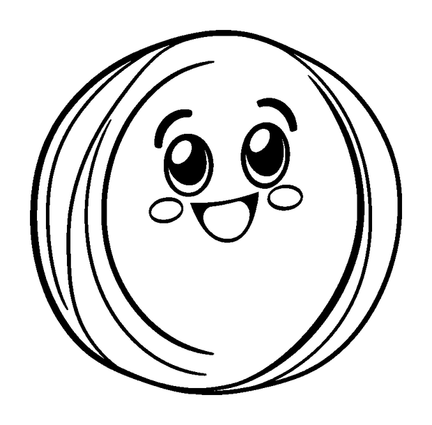 Yo Yo colouring page — free printable for kids
