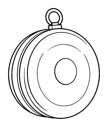 Yo Yo Colouring Page (Toddler, Bold & Easy)