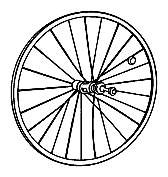 Penny Farthing colouring page — free printable for kids