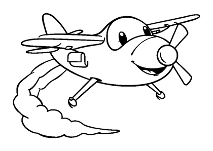 Seaplane Colouring Page (Kids, Standard)