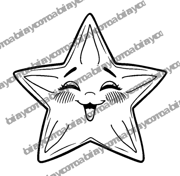 Breathing Star colouring page — free printable for teens