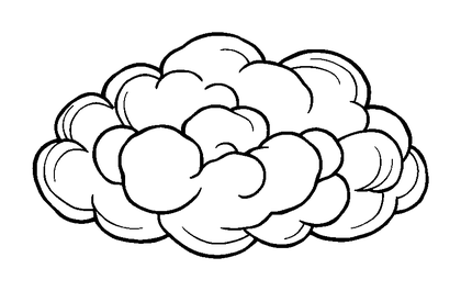 Calm Cloud Colouring Page (Teens, Standard)