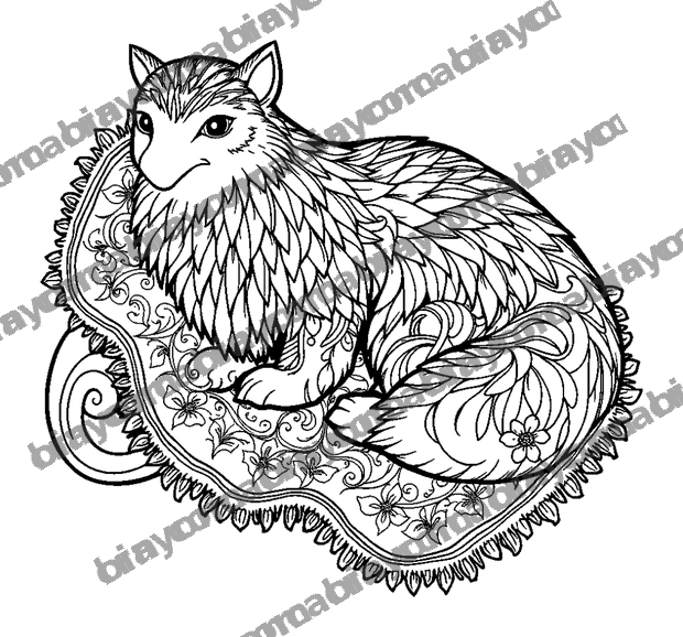 Cosy Blanket colouring page — free printable for adults