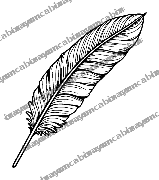 Dream Feather colouring page — free printable for teens