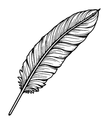 Dream Feather Colouring Page (Teens, Standard)