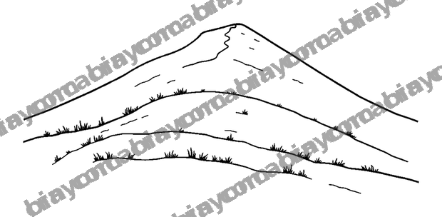 Gentle Hill colouring page — free printable for teens