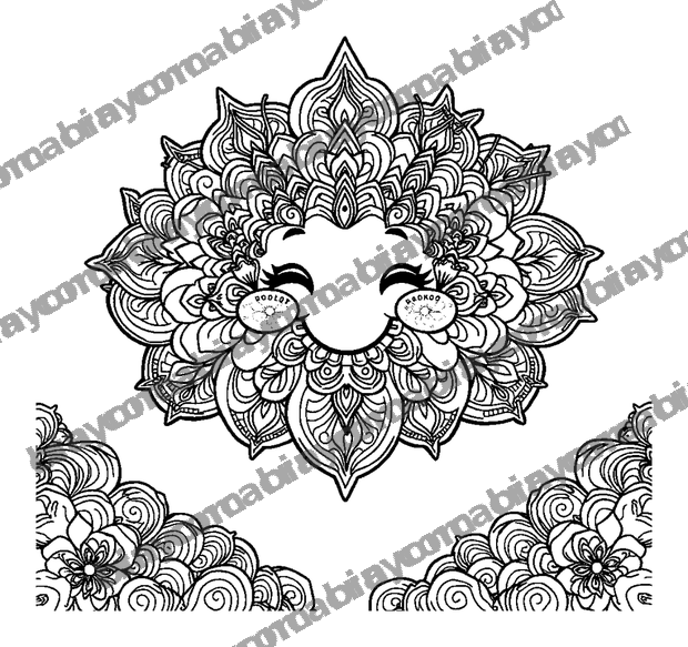 Happy Cloud colouring page — free printable for adults