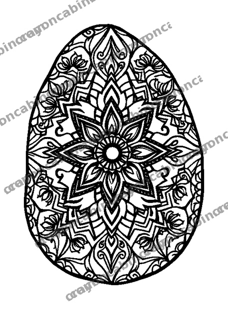 Meditation Stone colouring page — free printable for adults