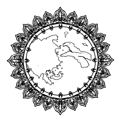 Moon Mandala Colouring Page (Adults, Intricate)