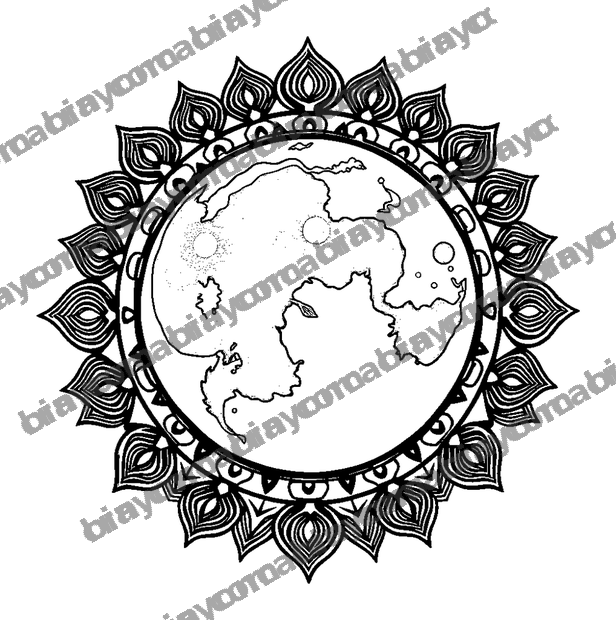 Moon Mandala colouring page — free printable for teens
