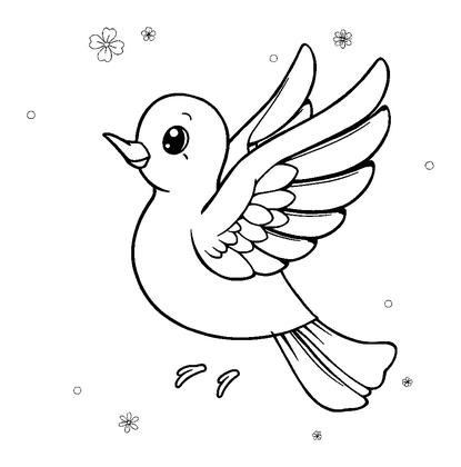 Peace Dove Colouring Page (Adults, Standard)