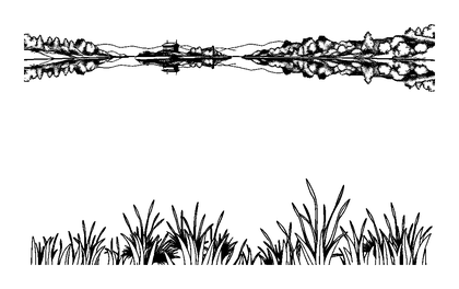 Quiet Lake Colouring Page (Adults, Standard)