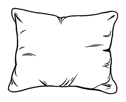Soft Pillow Colouring Page (Teens, Standard)