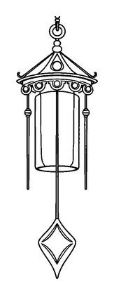 Wind Chime Colouring Page (Teens, Standard)