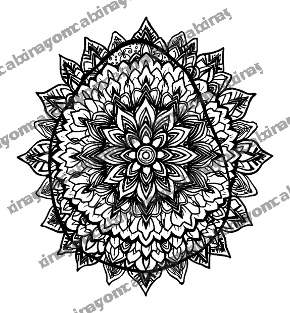 Worry Stone colouring page — free printable for adults